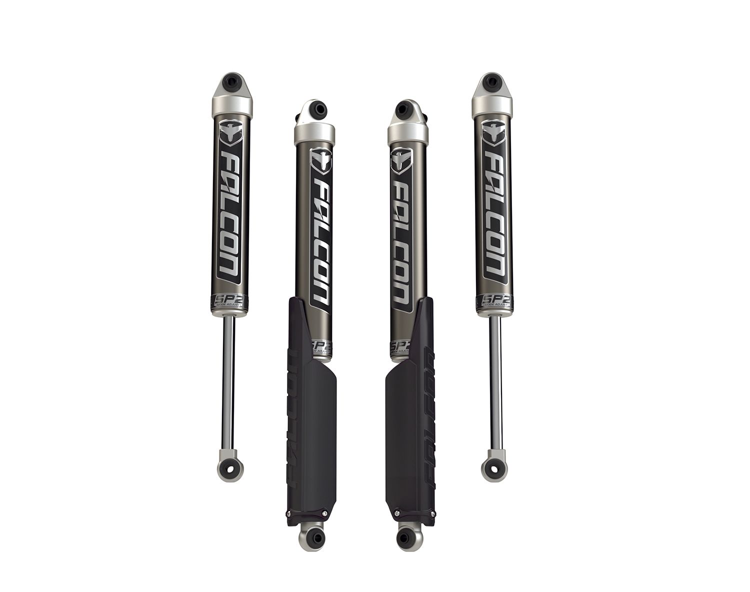JL 4dr: Falcon SP2 2.1 Monotube Shock Kit (2-3.5″ Lift