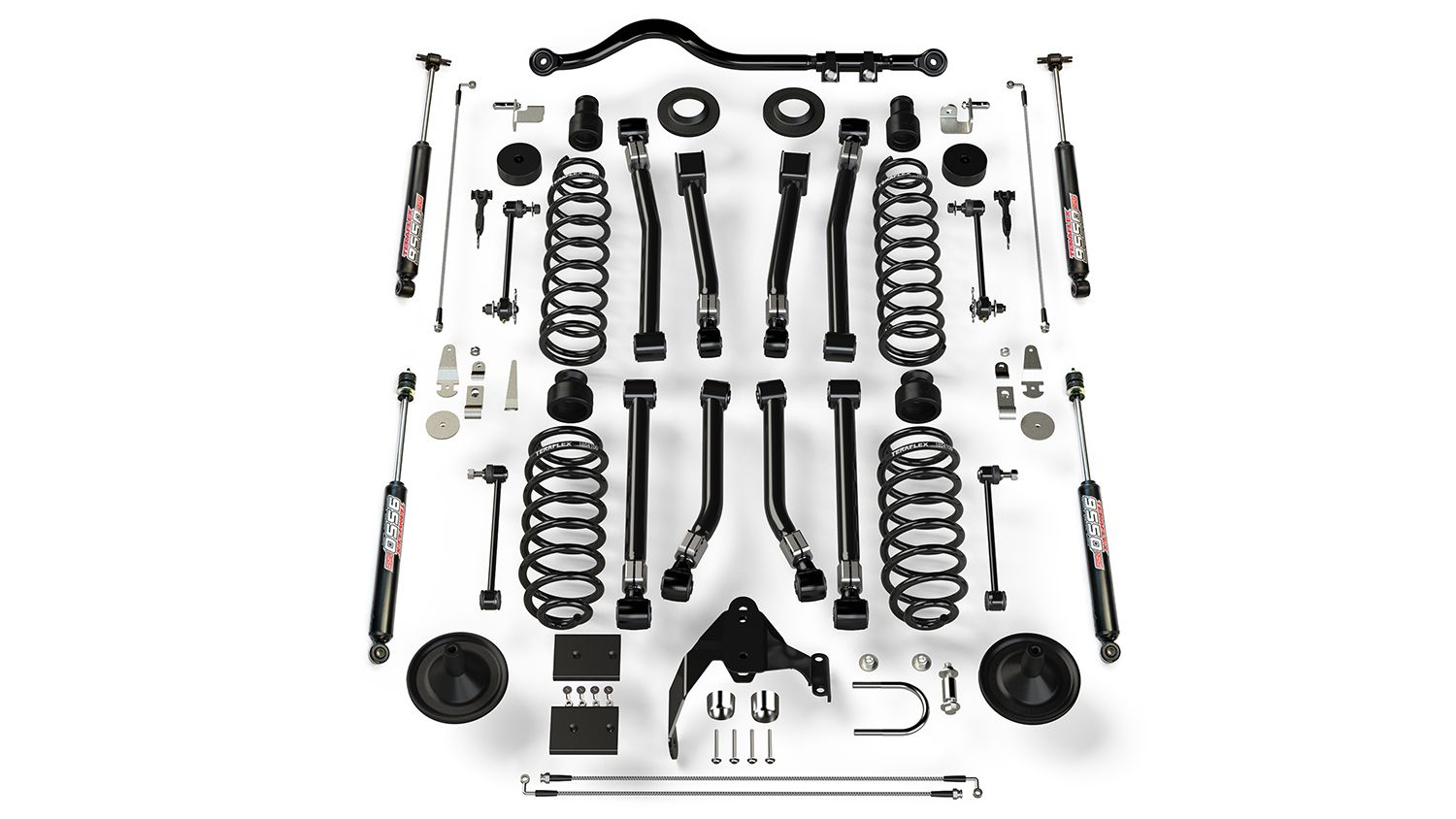JL 4dr: 2.5″ Coil Spring Base Lift Kit – No Shocks – 3.6L/2.0L