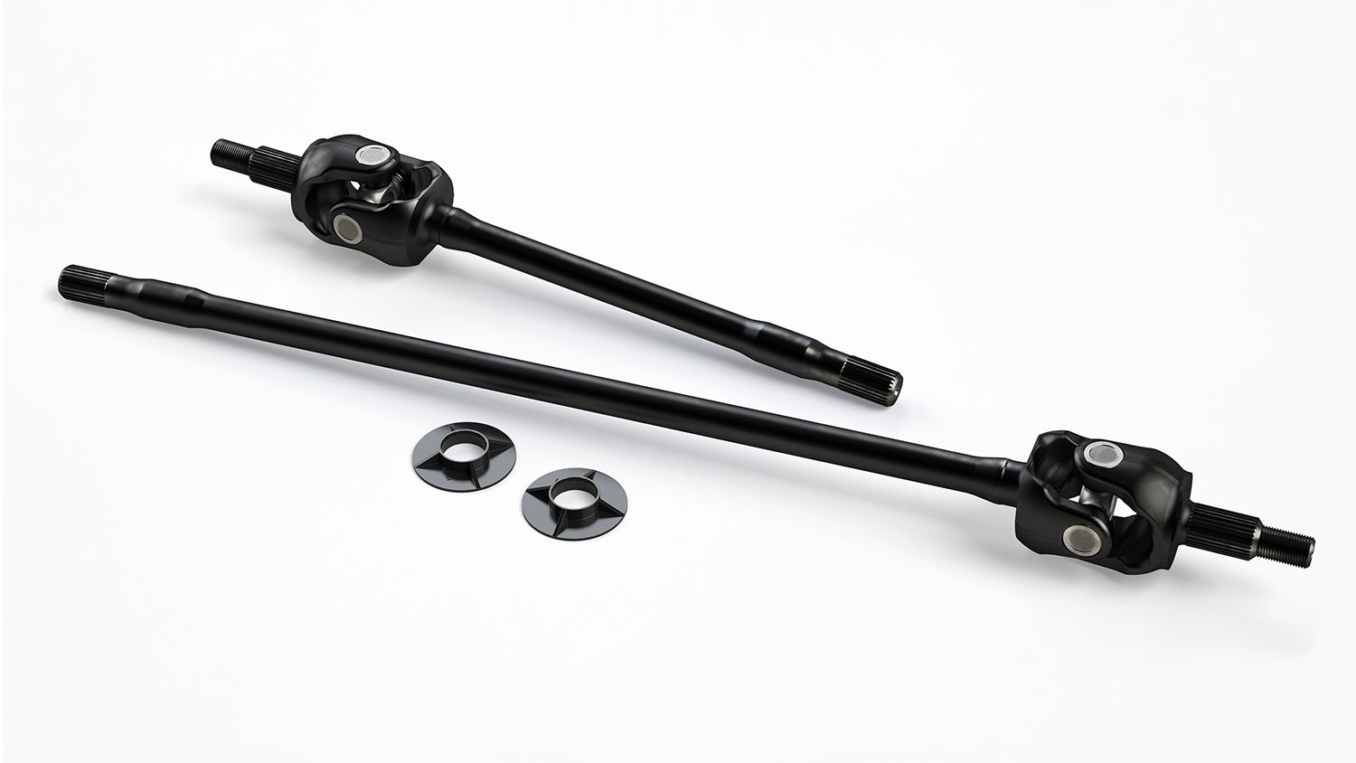 JK: Tera30 Front Axle Shaft w/ Outer Stub & Rubicon U-Joint