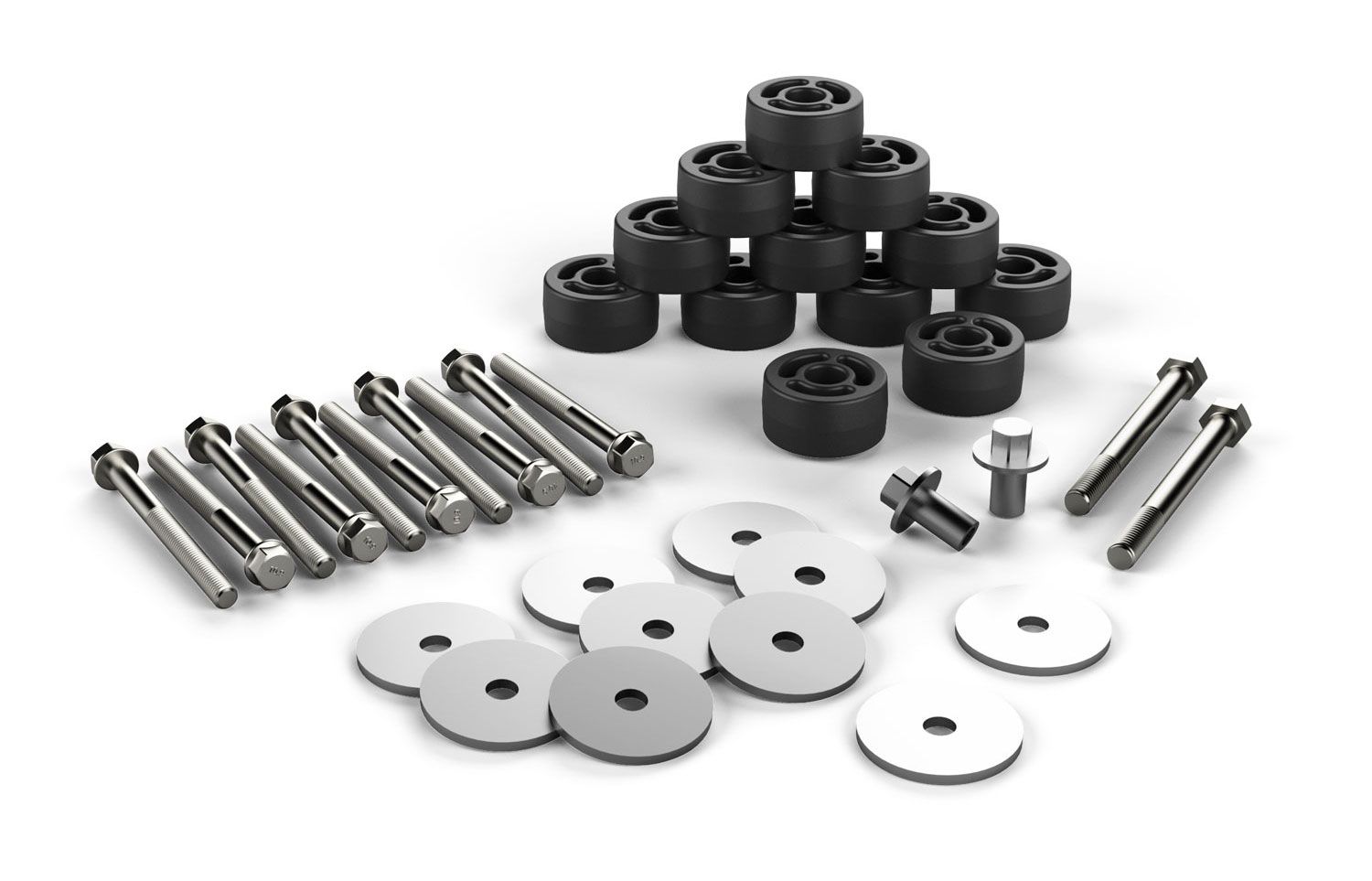 TJ: 1″ Body Lift Kit – Aluminum | TeraFlex Japan