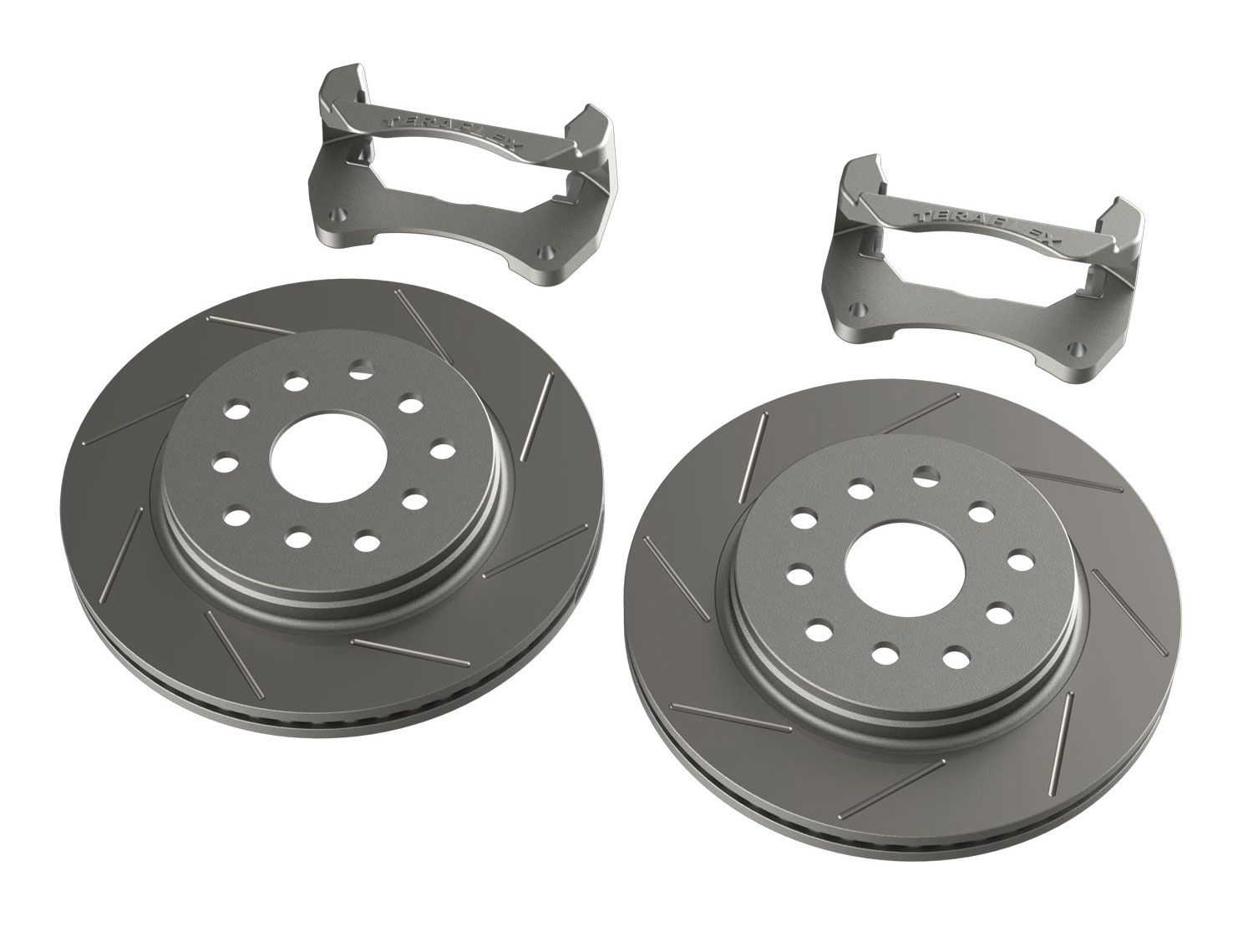 JK: Front Performance Big Rotor Kit w/ Slotted Rotors – 5×5″ & 5×5.5 ...