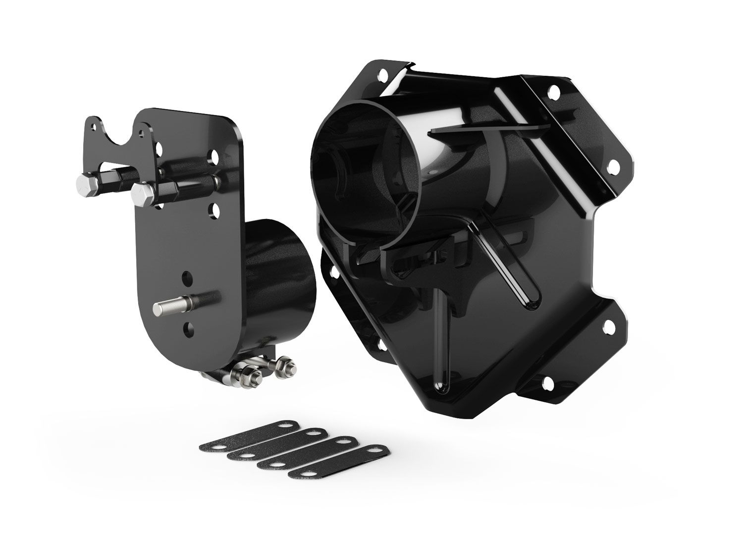 JK: Alpha HD Hinged Spare Tire Carrier & Adjustable Spare