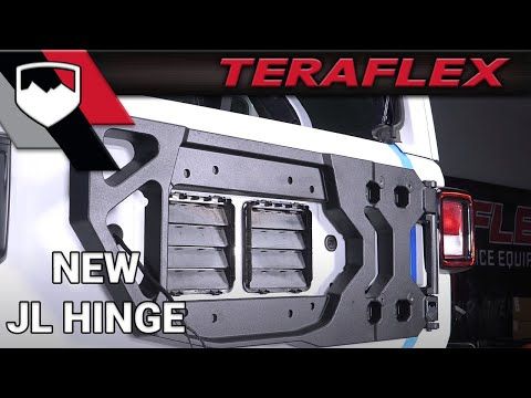 JL: Alpha HD Hinged Spare Tire Carrier & Adjustable Spare