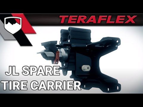 Teraflex Alpha HD アジャスタブル スペアタイヤキャリア JL Alpha HD Adjustable Spare Tire Mount Kit with Brake Light